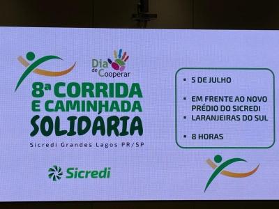 LS: Sicredi Grandes Lagos lança 8ª Corrida e Caminhada Solidária