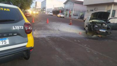 LS: Acidente envolvendo três veículos é registrado no centro 