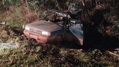 LS: Grave acidente da PR 158 deixa três pessoas feridas 
