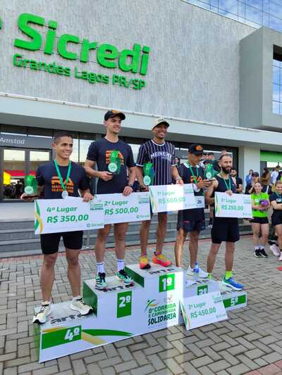Confira a Classificação final da Corrida Solidária promovida pelo Sicredi