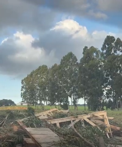 LS: Simepar confirma tornado F1 no temporal do dia 30 de junho