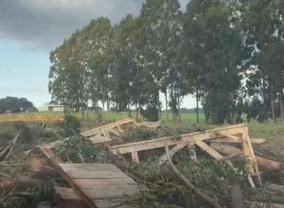 LS: Simepar confirma tornado F1 no temporal do dia 30 de junho