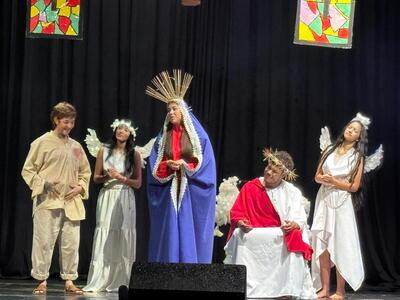 LS: Cine Teatro Iguassu lota para apresentação de “O Auto da Compadecida”