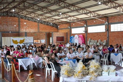 Chá Comunitário reúne gestantes em Nova Laranjeiras