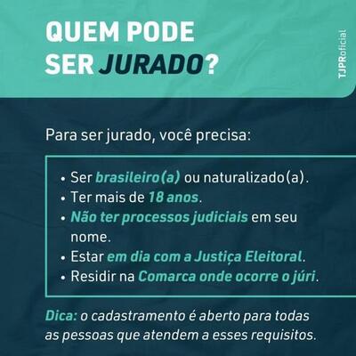 LS: Justiça abre inscrições para novos jurados na Comarca 