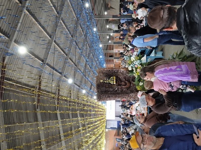 Padre Sebastião Gulart presidiu a celebração das 10h