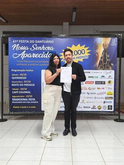 Santuário de Laranjeiras do Sul entregou os prêmios da Contribuição Premiada da Festa em louvor à Nossa Senhora Aparecida 