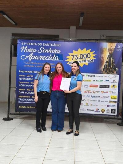Santuário de Laranjeiras do Sul entregou os prêmios da Contribuição Premiada da Festa em louvor à Nossa Senhora Aparecida 