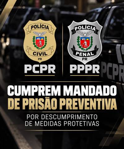 LS: Polícias Civil e Penal prendem homem por descumprimento de medida protetiva