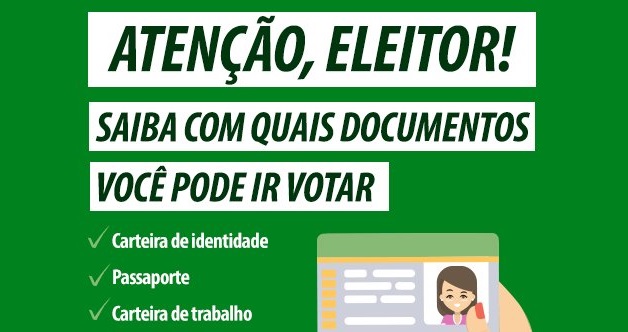 Saiba quais documentos sÃ£o aceitos para votar