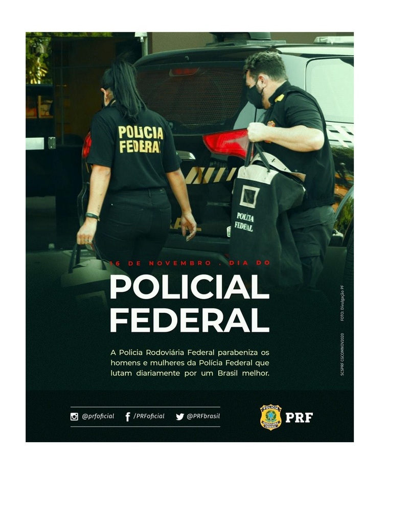 16 de Novembro dia do Policial Federal