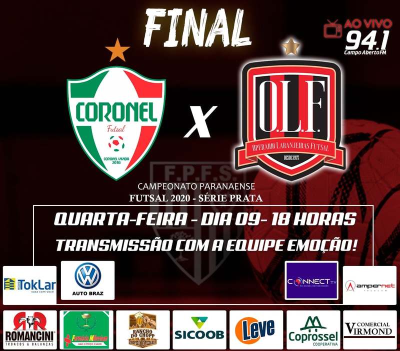 Coronel e OperÃ¡rio empatam na 1Âª partida da Final do Paranaense de Futsal Chave Prata