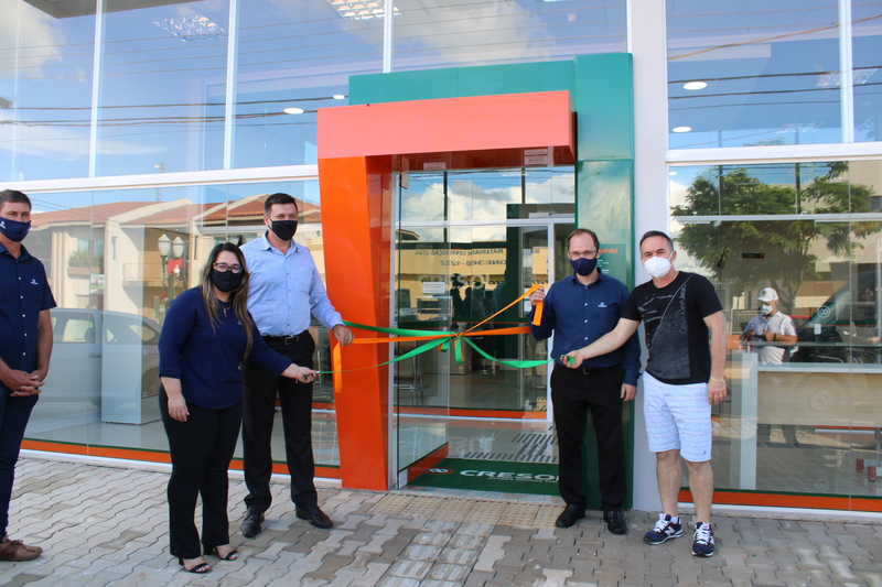 Cresol Vale das Ãguas inaugura nova agÃªncia em Marquinho
