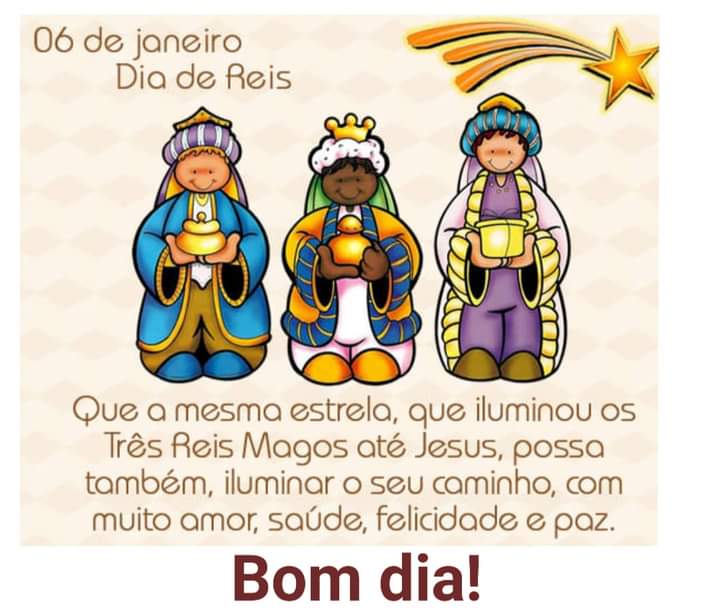 06 de janeiro Ã© dia de Reis, data que celebramos o fim do tempo do Advento
