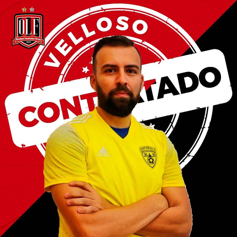 OperÃ¡rio Laranjeiras Futsal anuncia o goleiro Veloso