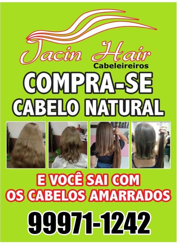 Nesta terÃ§a feira (9) Equipe Jacin Hair estarÃ¡ comprando cabelo em Laranjeiras do Sul 