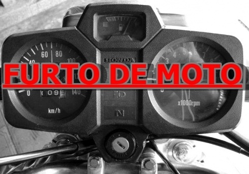 Laranjeiras: LadrÃµes furtam motocicleta na Av. Santos Dumont