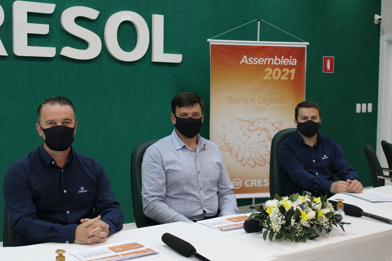 Cresol Vale das Ãguas contou com participaÃ§Ã£o expressiva de cooperados na Assembleia Geral OrdinÃ¡ria com formato digital