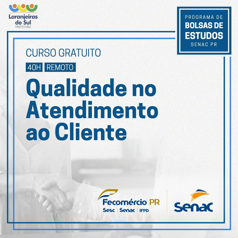  Secretaria de AssistÃªncia Social oferece curso de â€œQualidade no Atendimento ao clienteâ€