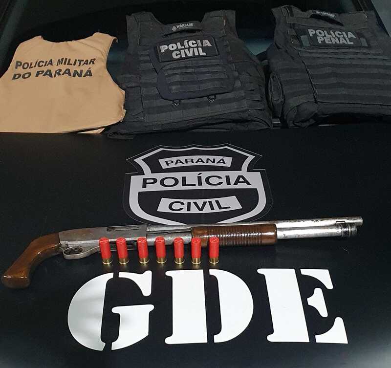 Laranjeiras: Policia Civil prende homem com escopeta calibre 12 no Caique