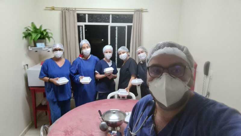 Empresa Laranjeirense envia lanche especial a equipe que faz atendimento a pacientes com Covid 