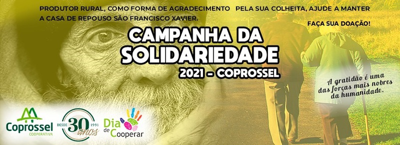 COPROSSEL lanÃ§a campanha da solidariedade  2021