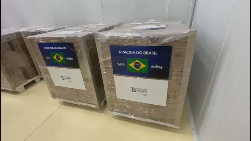 Butantan entrega 1 milhÃ£o de doses da CoronaVac