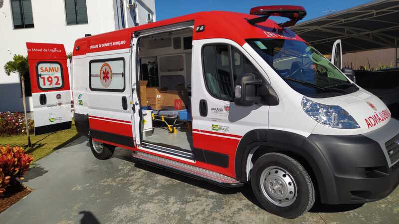  Laranjeiras do Sul recebeu mais uma ambulÃ¢ncia e a UTI MÃ³vel nesta sexta