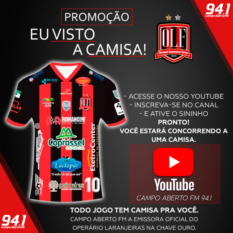 Campo Aberto FM lanÃ§a a promoÃ§Ã£o Eu Visto a Camisa