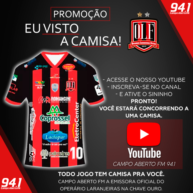 Campo Aberto FM lança a promoção Eu Visto a Camisa