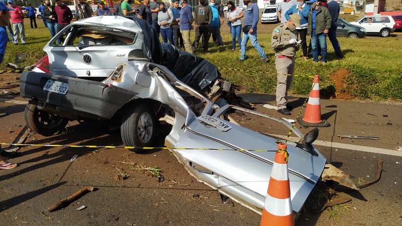 Laranjeiras: Acidente grave ceifa a vida de laranjeirense na BR 277