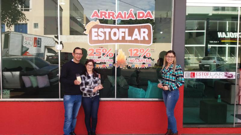 O ArraiÃ¡ da Estoflar Estofados tÃ¡ Bom Demais