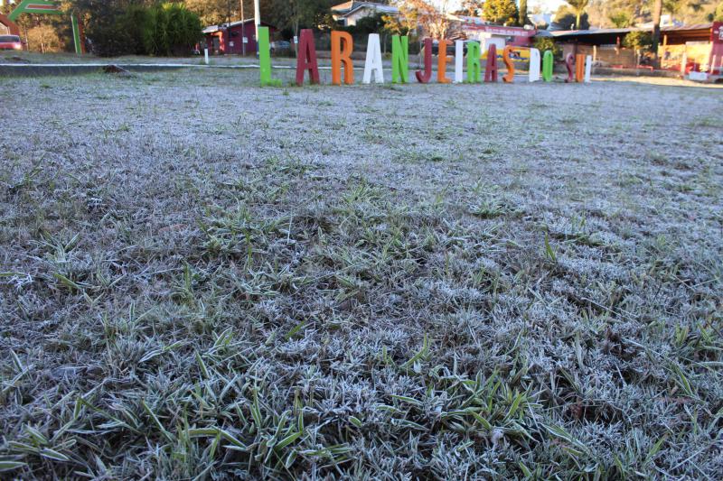 Confira algumas fotos  da geada ocorrida na madrugada gelada desta quarta-feira (30/06/2021) 