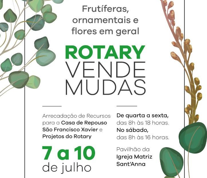 Vem aÃ­ a tradicional Feira de Mudas do Rotary Clube de Laranjeiras do Sul