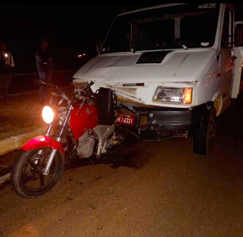 Laranjeiras: Motociclista fica ferido gravemente em acidente na PR 158