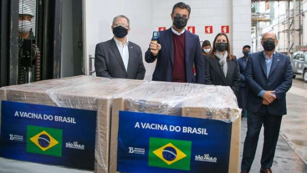 Butantan entrega mais 1,5 milhÃ£o de doses da Coronavac ao MinistÃ©rio da SaÃºde