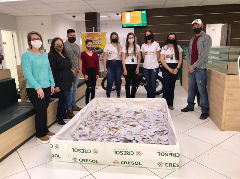  Confira os ganhadores do primeiro sorteio da Campanha Vem Junto que Dá Sorte da Cresol Vale das Águas 