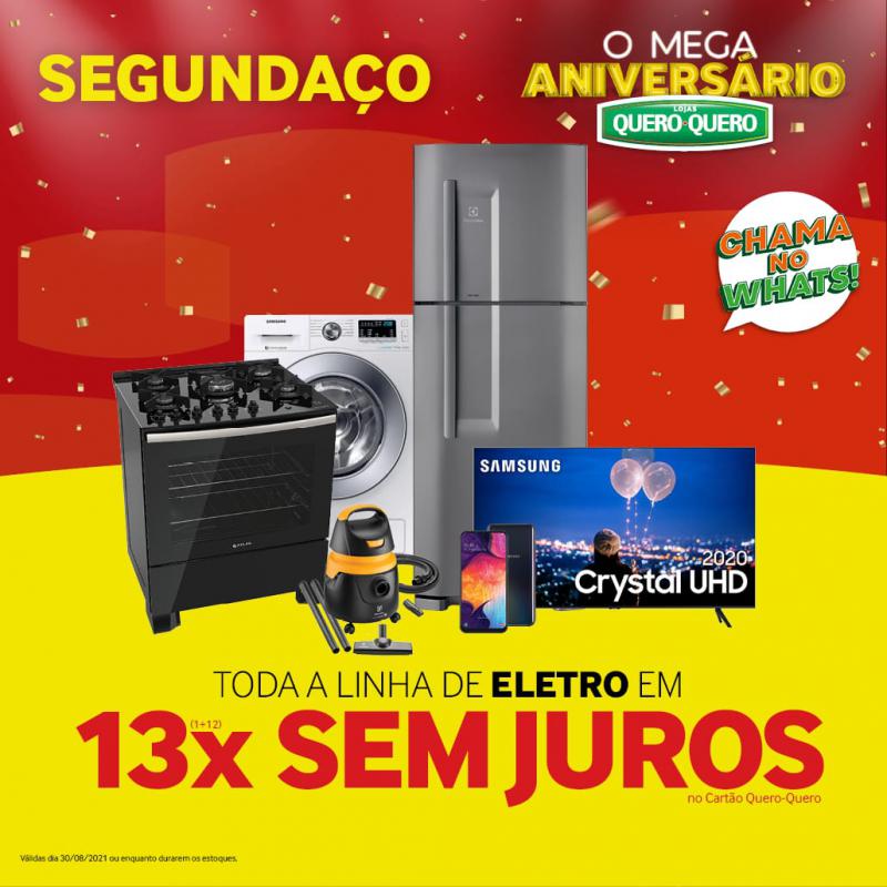 Confira o SegundaÃ§o das Lojas Quero Quero Laranjeiras e Nova Laranjeiras