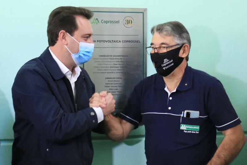 Governador destaca novos investimentos sustentÃ¡veis da cooperativa Coprossel