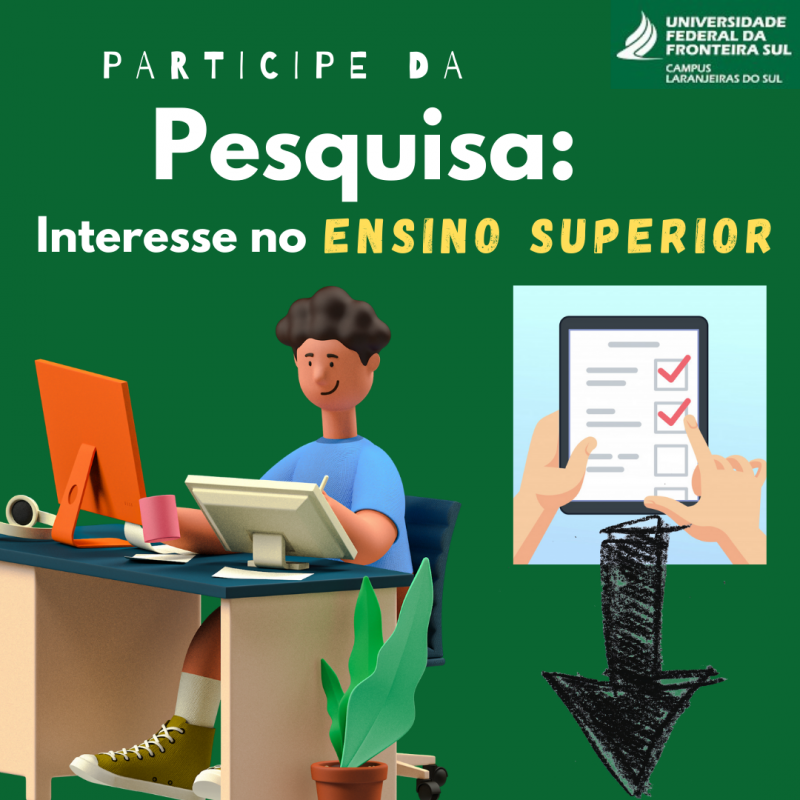 UFFS Campus Laranjeiras do Sul: GT realiza pesquisa para identificar interesse na criaÃ§Ã£o do curso de graduaÃ§Ã£o em AdministraÃ§Ã£o