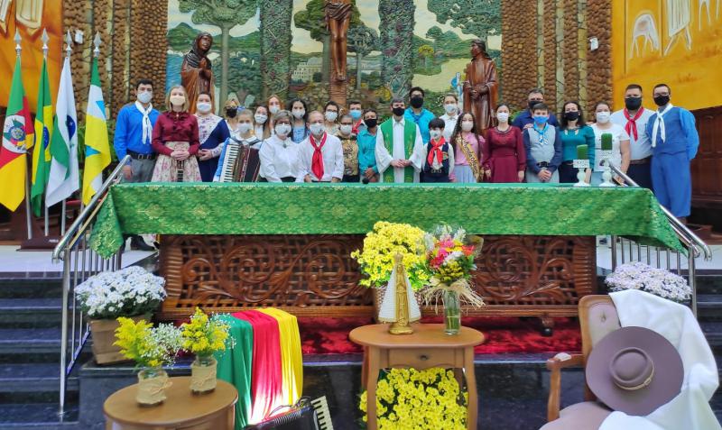 Missa Farroupilha e Rancho da GratidÃ£o para celebrar o Dia do GaÃºcho em Laranjeiras do Sul