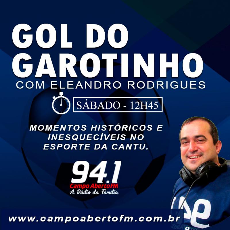 Juninho Vailati serÃ¡ o Homenageado no Gol do Garotinho deste SÃ¡bado (25)