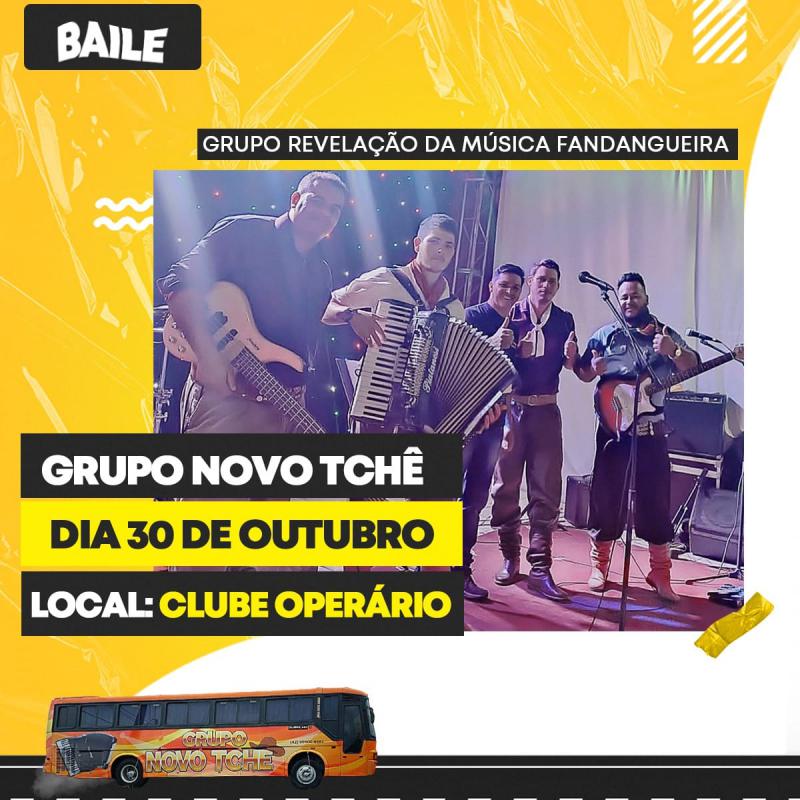 Neste sÃ¡bado tem Baile com Grupo Novo TchÃª no Clube OperÃ¡rio em Laranjeiras do Sul 