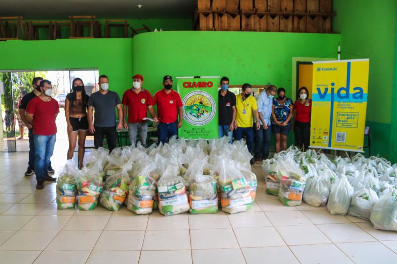 Ceagro e FundaÃ§Ã£o Banco do Brasil doam mais de 15 toneladas de alimentos em Laranjeiras do Sul 