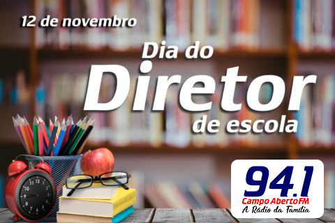 12 de Novembro Ã© o dia do Diretor Escolar