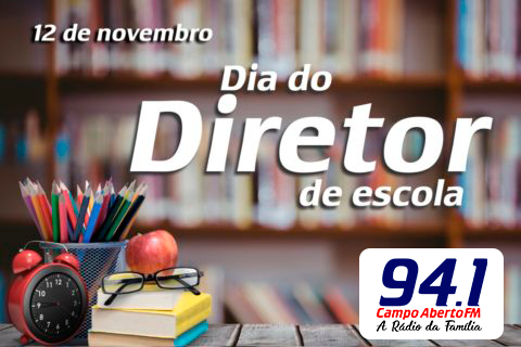 12 de Novembro é o dia do Diretor Escolar