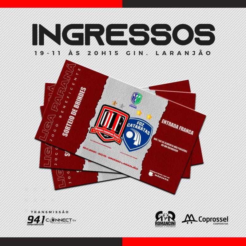 Dia de Jogo da Solidariedade entre OperÃ¡rio Laranjeiras e Foz Cataratas