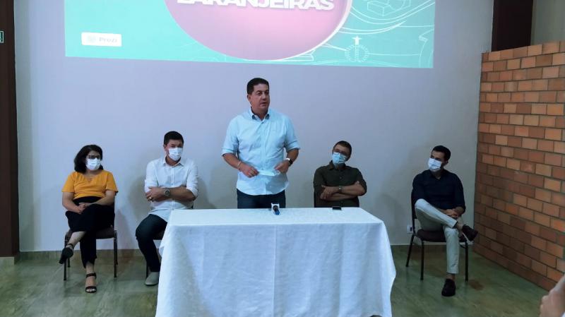 Prefeitura Municipal de Laranjeiras do Sul reÃºne a imprensa para apresentar a programaÃ§Ã£o do Natal 2021