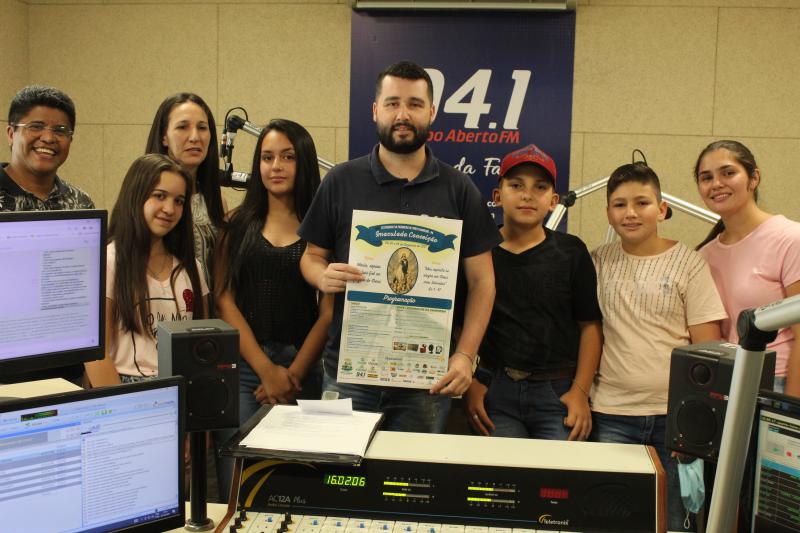 RÃ¡dio Campo Aberto Recebe os Candidatos  Ã  Cawboy Estiloso e Princesa do Leite da Festa em Louvor a Imaculada ConceiÃ§Ã£o Auxiliadora