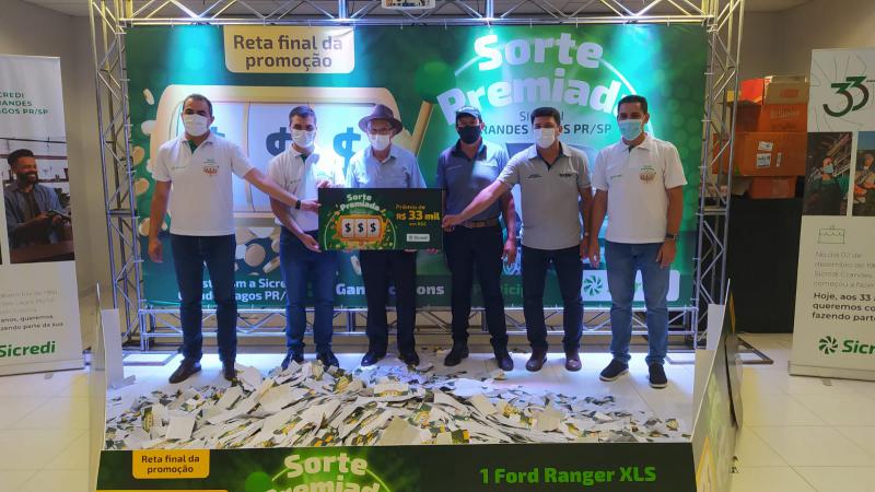 Ganhador da PromoÃ§Ã£o Sorte Premiada do Sicredi foi de Laranjal